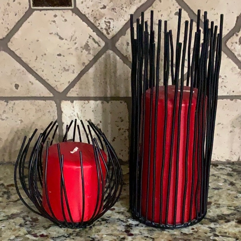 2  Candle Holders
